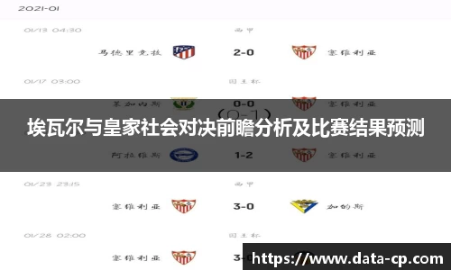 埃瓦尔与皇家社会对决前瞻分析及比赛结果预测